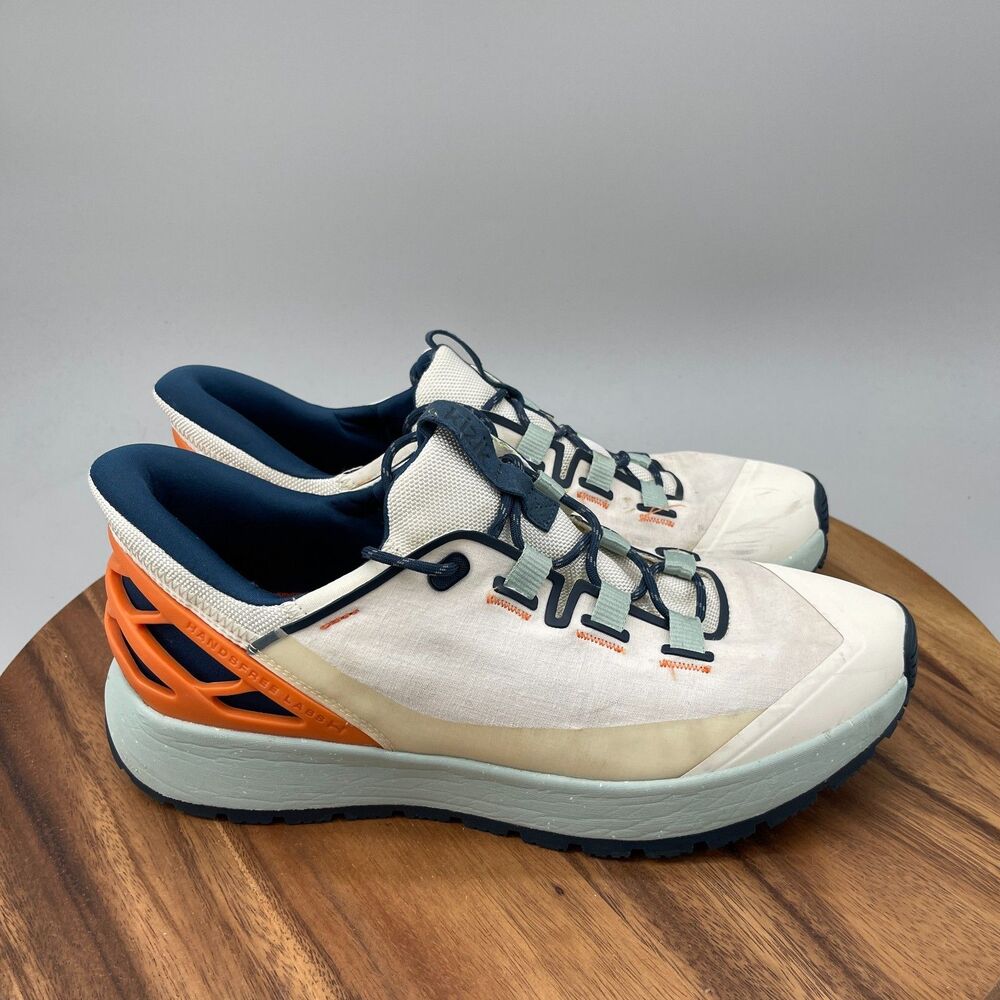 Kizik Wasatch Horizon Shoes Mens Size 11 White Hands Free Comfort Walking